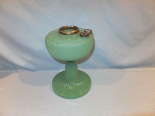 1938 Green Moonstone Vertique Aladdin Oil Lamp 9
