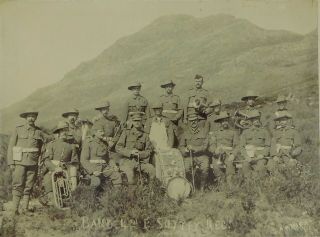 Military Photograph - Boer War,  Band Of The 4th Battalion,  East Surrey Regiment