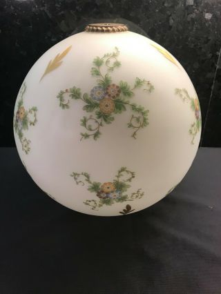Large Vintage 12 " Diameter Round Parlor Gwtw Lamp Shade