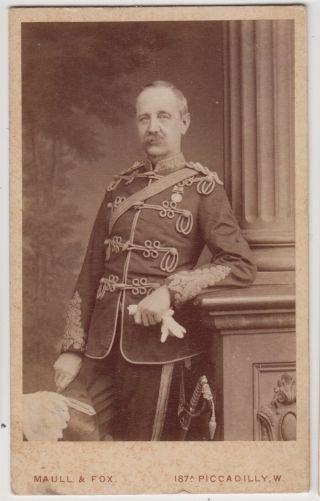 Military Cdv - London,  Officer In Uniform With One Medal By Maull & Fox