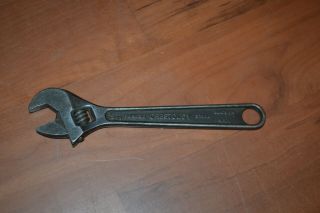 Vintage Crescent Tool Co Crestoloy 8 Inch Adjustable Wrench Forged Steel Usa 7