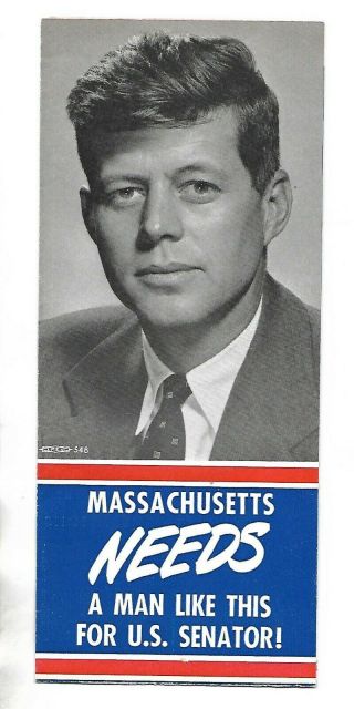 1952 John Kennedy For U.  S.  Senator Brochure