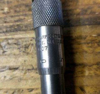 VINTAGE Micrometer DEPTH GAUGE Caliper • BROWN SHARPE Machinist Precision Tools☆ 2