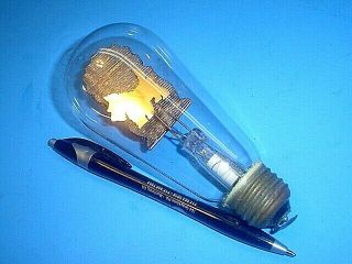 Antique/vintage Scotty Dog Figural Filiment Electric Light Bulb