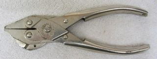 Vintage Sargent Tool 6 1/2 " Bernard Parallel Jaw Plliers Side Wire Cutters Usa