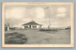 Snug Harbor Ri Gas Service Station & Restaurant—vintage Kingstown Rhode Island