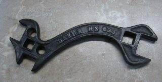 Antique Horse Drawn Farm Equipment Tool Deere Cast Iron Wrench