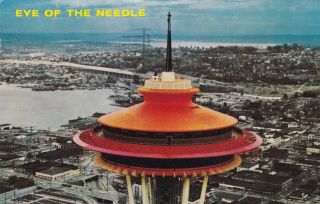 Eye Of The Needle Space Needle Seattle Washington Postcard 1960 