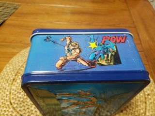 Vintage MOTU He - Man Metal Lunch Box Masters Of The Universe Aladdin 1983 3