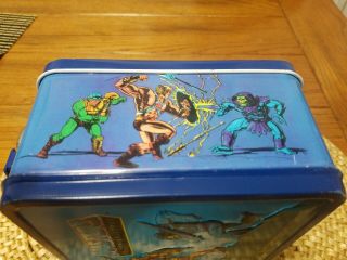 Vintage MOTU He - Man Metal Lunch Box Masters Of The Universe Aladdin 1983 5