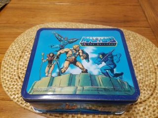 Vintage MOTU He - Man Metal Lunch Box Masters Of The Universe Aladdin 1983 6