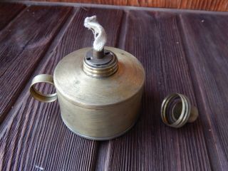 Vintage Antique Medical Spirit Lamp Alcohol Burner 1940 - 50s Brass German 2
