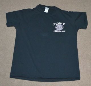 Fdny Staten Island Fire Boat Marine 9 Shirt Medium Nyc