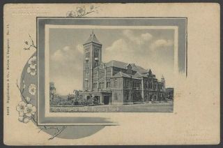India Vintage Postcard The Victoria Hall & People’s Park,  Madras