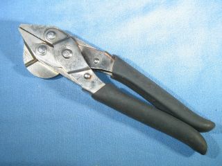 Vintage Sargent & Co.  8 - 1/2 " Parallel Jaw Pliers W/ Side Cutter - Usa