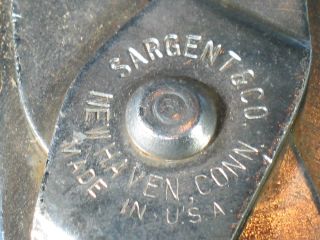 Vintage Sargent & Co.  8 - 1/2 