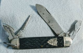 Camillus Cutlery Co - Camillus,  Ny Usa - Standard Scout - 4 - Blade Pocket Knife