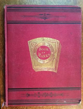 Vintage Masonic Royal Arch Masons Book Of Marks Symbols 1880’s North Dakota