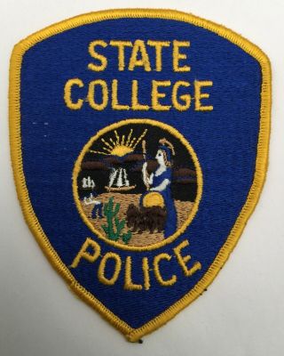California State College Police,  Old Cheesecloth Shoulder Patch