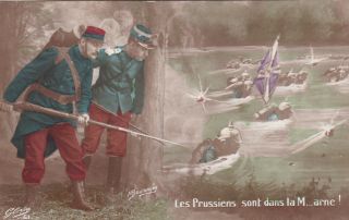 World War 1 France Postcard 1914 - 1919 Wwi French & German Soldiers