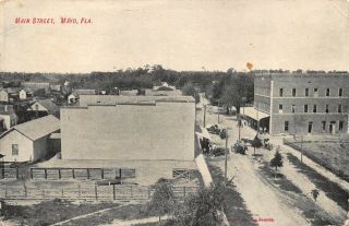 Fl - 1907 Very Rare Florida Main Street In Mayo,  Fla - Lafayette County