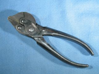Vintage Bernard Schollhorn No.  102 - 6 - 1/2 Parallel Jaw Pliers W/cutter Usa Tool