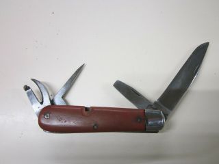 Wenger Delemont 1930 Old Cross Swiss Army Knife Sackmesser Couteau Militaire