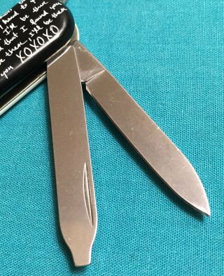 Victorinox Swiss Army Pocket Knife - Limited 2012 Classic SD - Love Song Design 4