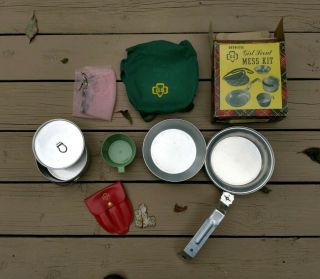 Official Girl Scout Mess Kit 15 - 302 Complete1950 
