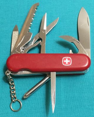 Retired Wenger Delemont Swiss Army Knife - Red Handyman - Multi Tool