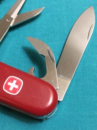 Retired Wenger Delemont Swiss Army Knife - Red Handyman - Multi Tool 3