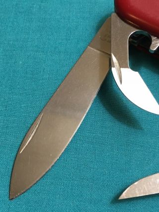 Retired Wenger Delemont Swiss Army Knife - Red Handyman - Multi Tool 4