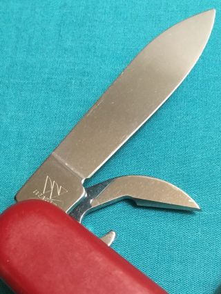 Retired Wenger Delemont Swiss Army Knife - Red Handyman - Multi Tool 5