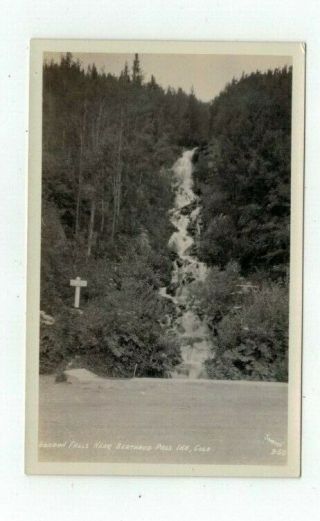 Co Berthoud Pass Colorado Antique Real Photo Rppc Post Card Gordon Falls