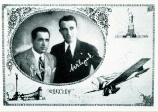 1991 Alexander Magyar And George Endresz Pilots Of " Justice For Hungary " Flight