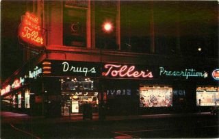 1950s Night Neon Toller 