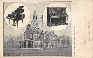 Bethlehem Pa Philly Lester Grand Piano In Jamestown Va Expo Penn Bldg 1907