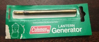Vintage Coleman Single Mantle Generator For Lanterns In Package 200 200a