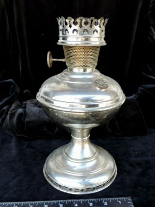 Antique Aladdin Model 6 Metal Kerosene Oil Lamp Mantle Table Lamp