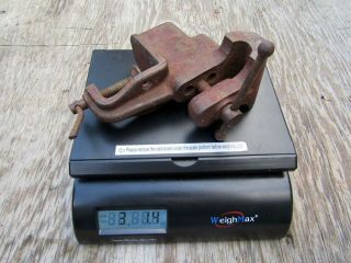 Rare Vintage " G - M Co.  Manufacturing " Like A Stanley Clamp On Bench Vise 2 - 1/2 "