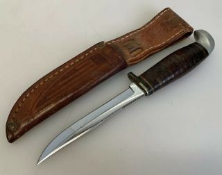 Case Xx Fixed Blade Knife W/ Leather Sheath