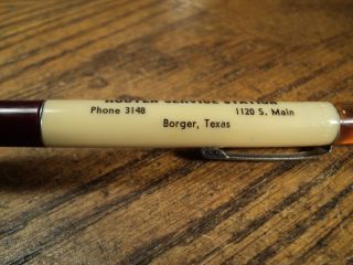 Vintage Ritepoint Mechanical Pencil Phillips 66 Hooten Borger Tex Oil In Cap 5