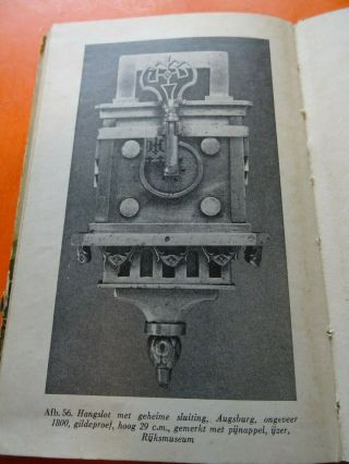 Antique Book 1949 Locks And Keys Lips Holland Key Padlocks Padlock Lock
