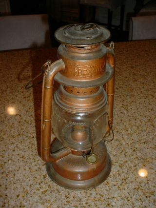 Vintage Beacon Hurricane Lamp,  Made In Canada