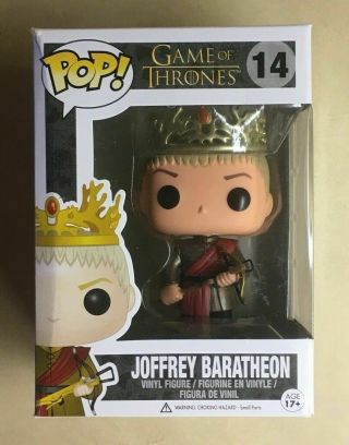 Joffrey Baratheon Funko Pop Game Of Thrones 14 Va Ulted Rare Retired Protector