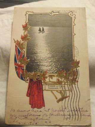1906 Postcard Eventide On Harbor Summerside P.  E.  I.  B 1122