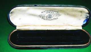 Antique Watermans Pen And Pencil Fitted Velvet Lined Box - Useful For Collectors