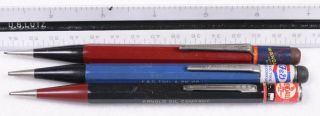 3) Vintage AUTOPOINT Advertising Mechanical Pencil KENDALL OIL Cato Oil F&G TOOL 3