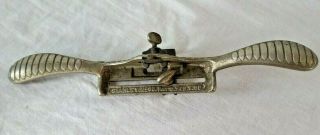 Antique Stanley No.  66 Hand Beader Spoke Shave And Fence Pat 1886