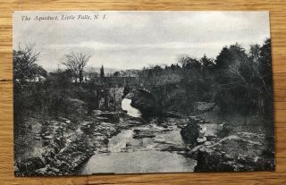 Little Falls,  Nj Jersey 1910 Postcard View Of Morris Canal Aqueduct